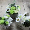 Panier Bouquet Petite - Vert Pastal