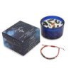 Bougie en cristal du zodiaque avec bracelet en pierres précieuses - Bélier