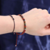 Bougie en cristal du zodiaque avec bracelet en pierres précieuses - Bélier