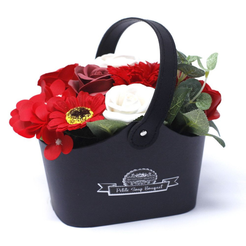 Bouquet Petite Basket - Rouges Riches