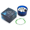 Bougie en cristal du zodiaque avec bracelet en pierres précieuses - Balance