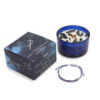 Bougie en cristal du zodiaque avec bracelet en pierres précieuses - Sagittaire