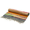 Grand tapis en chiffon - 150 x 90 cm - qualité premium - Couleurs arc-en-ciel