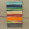 Grand tapis en chiffon - 150 x 90 cm - qualité premium - Couleurs arc-en-ciel