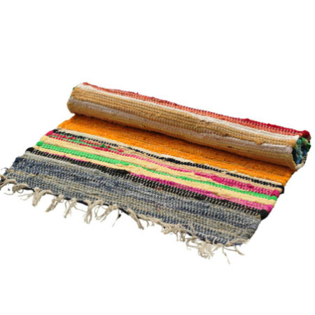 Tapis de chambre en tissu - 150 x 200 cm - Qualité premium - Couleurs arc-en-ciel