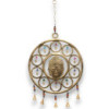 Carillons indiens - Grand carillon à 15 cloches avec visage de Bouddha - 36 cm