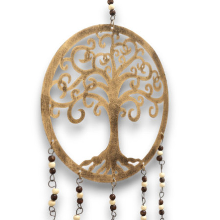 Carillons indiens - Grand carillon cloche arbre de vie - 25 cm
