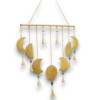 Carillons indiens - Carillons en laiton avec phases de lune - 43 x 40 cm