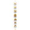 Carillons indiens - Phases de lune en laiton avec cloche - 25 cm