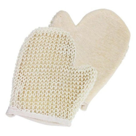 Gant de jute extra exfoliant - Assortiment