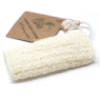Gommage naturel en luffa sur corde - 5" - 12,7 cm