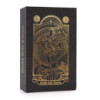 Coffret de tarot feuille d'or avec livre - Coffret cadeau