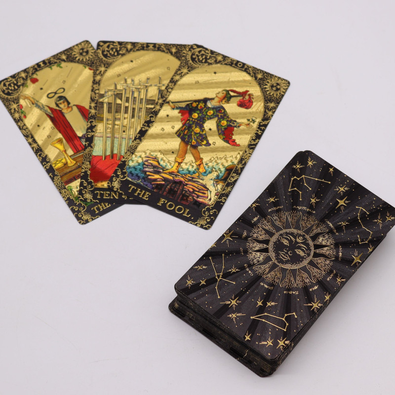 Tarot Feuille d'Or - Que la Magie Commence - Coffret Cadeau