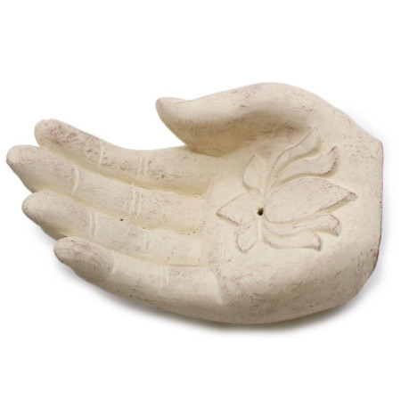Brûle-encens manuel - Lotus (blanc)