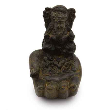 Brûleur d'encens Ganesh et main (antique)