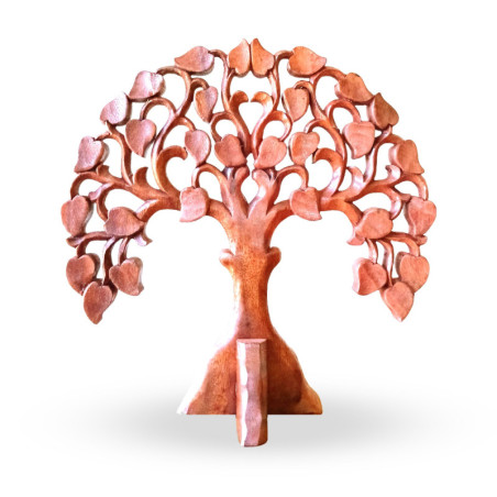 Panneau décoratif rond en bois Ohm 40 cm
