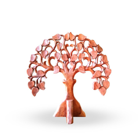 Panneau décoratif rond en bois Ohm 30 cm