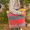 Grand sac à tapis recyclé - Nuances de rose