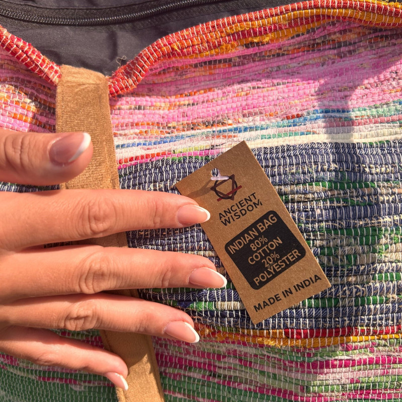 Grand sac à tapis recyclé - Nuances de crépuscule