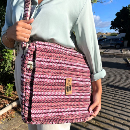Sacoche pour ordinateur portable Soft Banjar - Rose pâle