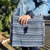 Sacoche souple pour ordinateur portable Banjar - Rayures bleues