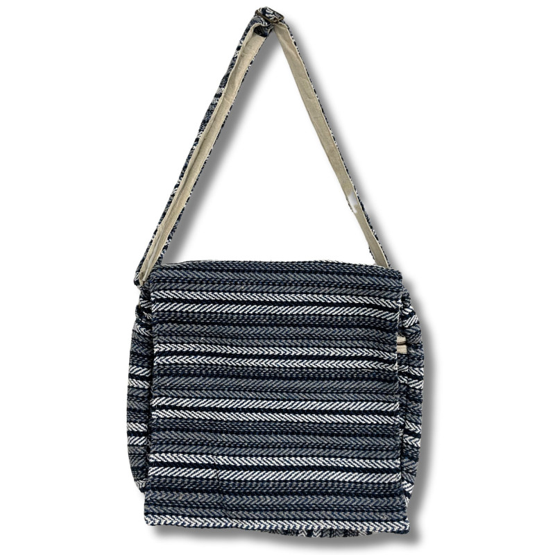 Sacoche souple pour ordinateur portable Banjar - Rayures bleues