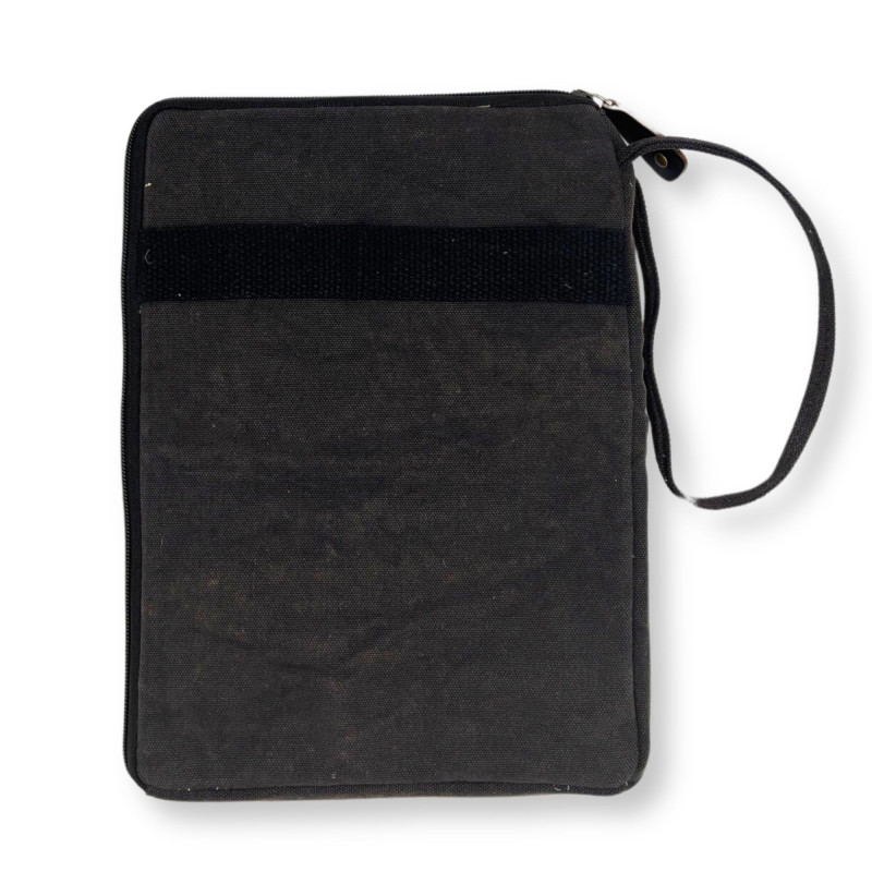 Pochette de voyage pour ordinateur portable Stonewash - Anthracite - 24 x 33 cm