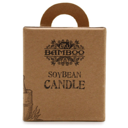 Bougie en pot de soja - Concombre et menthe