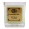 Bougie en pot de soja - Concombre et menthe