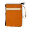 Grande pochette en toile pour ordinateur portable - Orange - 30 x 40 cm