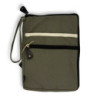 Grande pochette en toile pour ordinateur portable - Olive - 30 x 40 cm