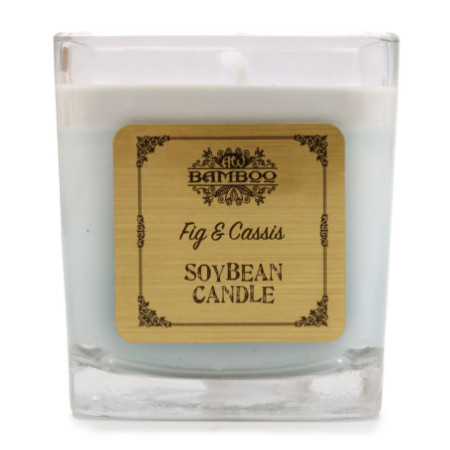 Bougie en pot de soja - Figue et Cassis
