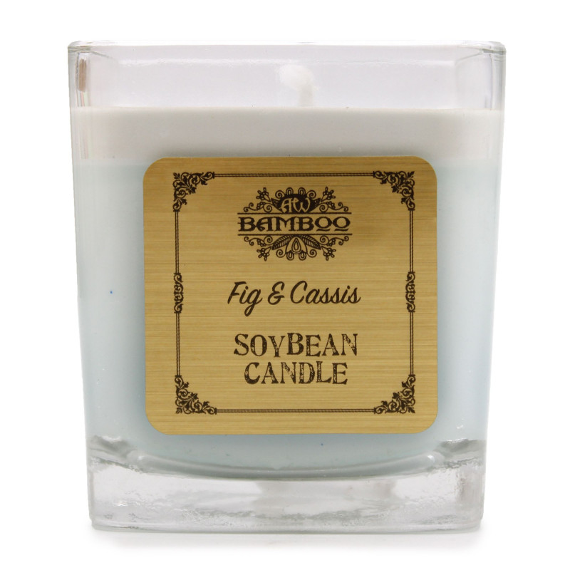 Bougie en pot de soja - Figue et Cassis
