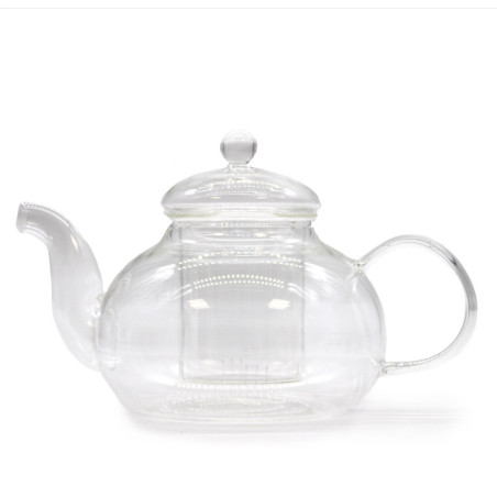 Théière à infuseur en verre - Perle ronde - 800 ml