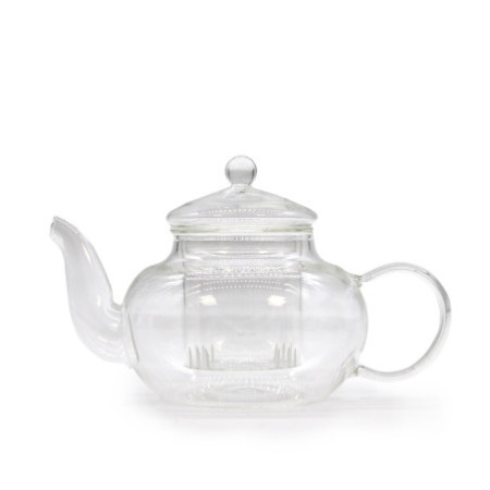 Théière à infuseur en verre - Perle ronde - 400 ml