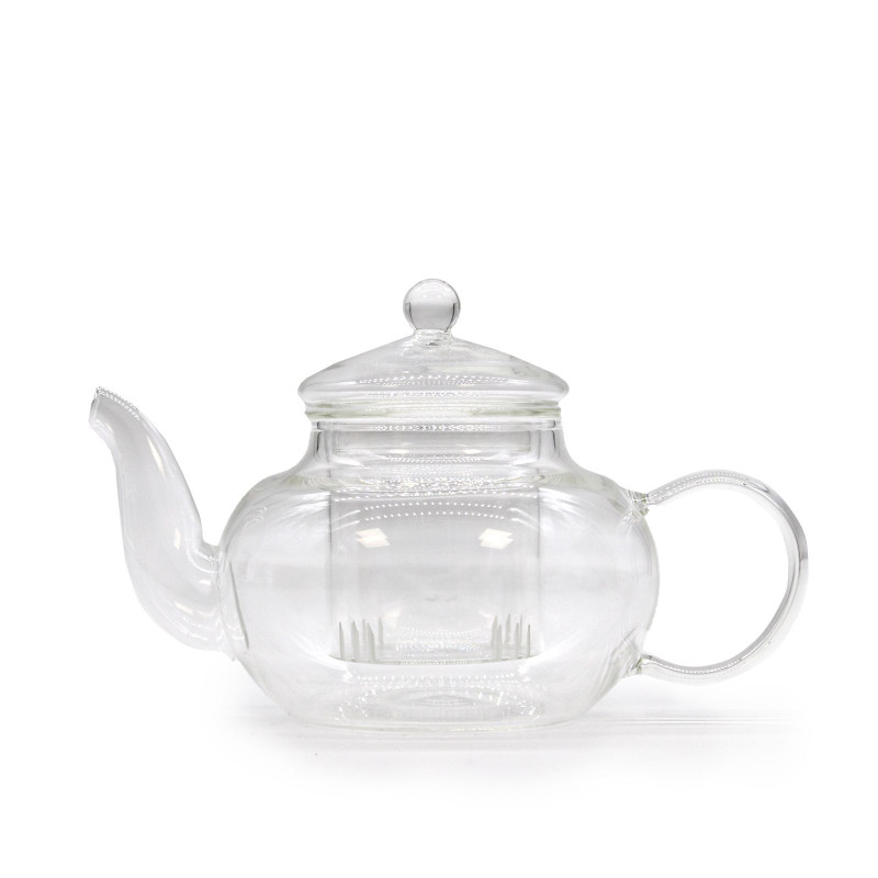 Théière à infuseur en verre - Perle ronde - 400 ml