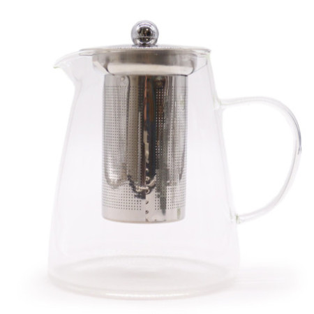 Théière à infuseur en verre - Forme de flacon - 950 ml