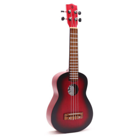 Ukulélé artisanal - Finition Sunburst naturelle (4 cordes)