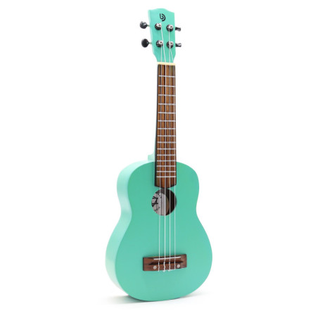 Ukulélé artisanal - Finition turquoise (4 cordes)