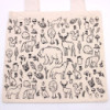 Grand sac de courses en coton - 38 x 42 cm - Forest Life - 283 g
