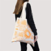 Grand sac de courses en coton - 38 x 42 cm - Vie marine - 283 g