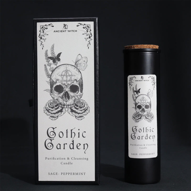 Bougies de purification des sorcières anciennes - Jardin gothique