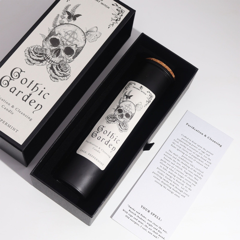 Bougies de purification des sorcières anciennes - Jardin gothique