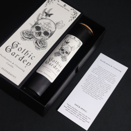 Bougies de purification des sorcières anciennes - Jardin gothique