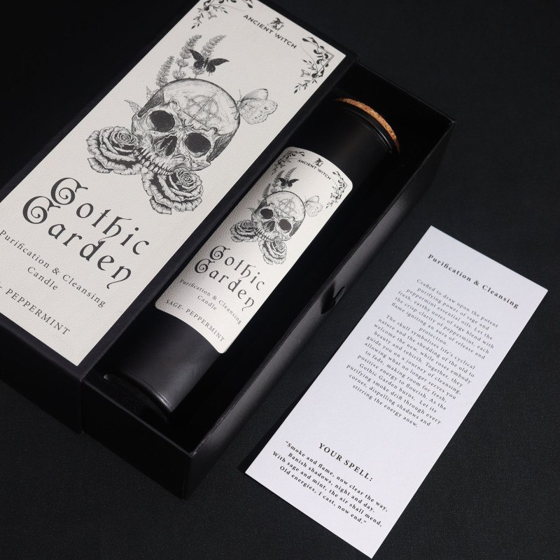 Bougies de purification des sorcières anciennes - Jardin gothique