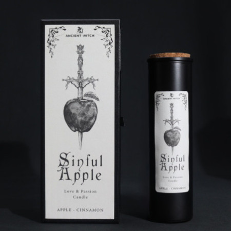 Bougies de purification de sorcières anciennes - Pomme pécheresse
