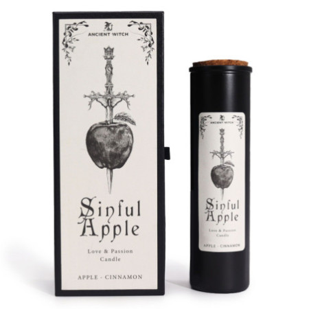 Bougies de purification de sorcières anciennes - Pomme pécheresse