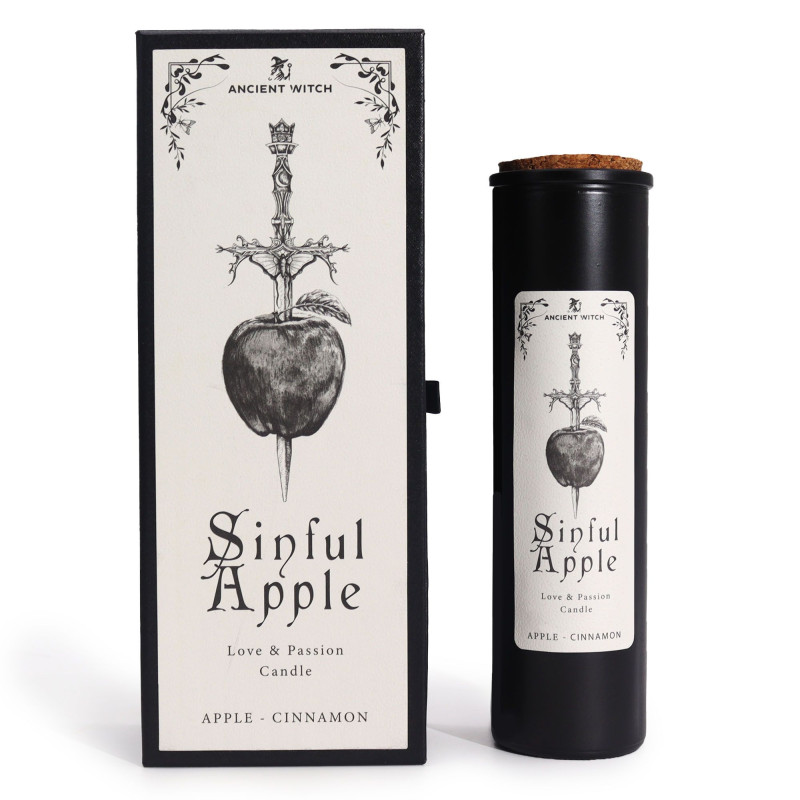 Bougies de purification de sorcières anciennes - Pomme pécheresse