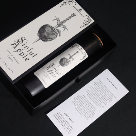 Bougies de purification de sorcières anciennes - Pomme pécheresse
