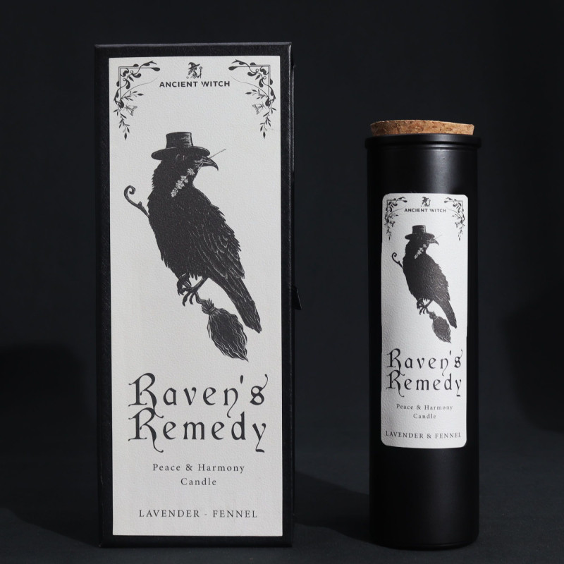 Bougies de purification des sorcières anciennes - Remède des corbeaux